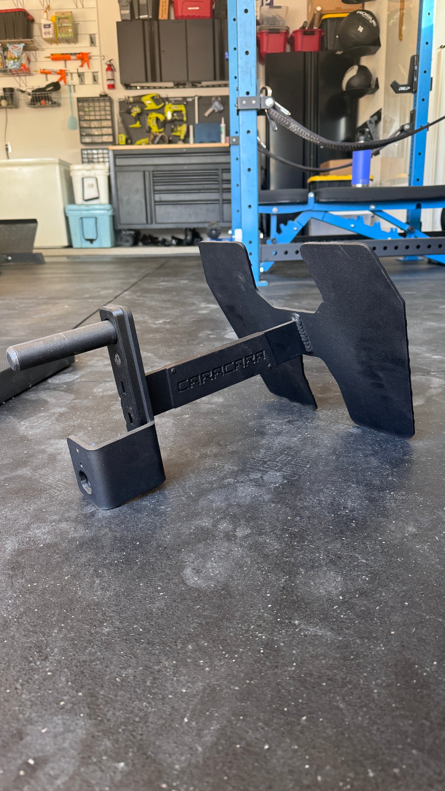 Power Rack Low Row Footplate - 2"x2" - 1" holes