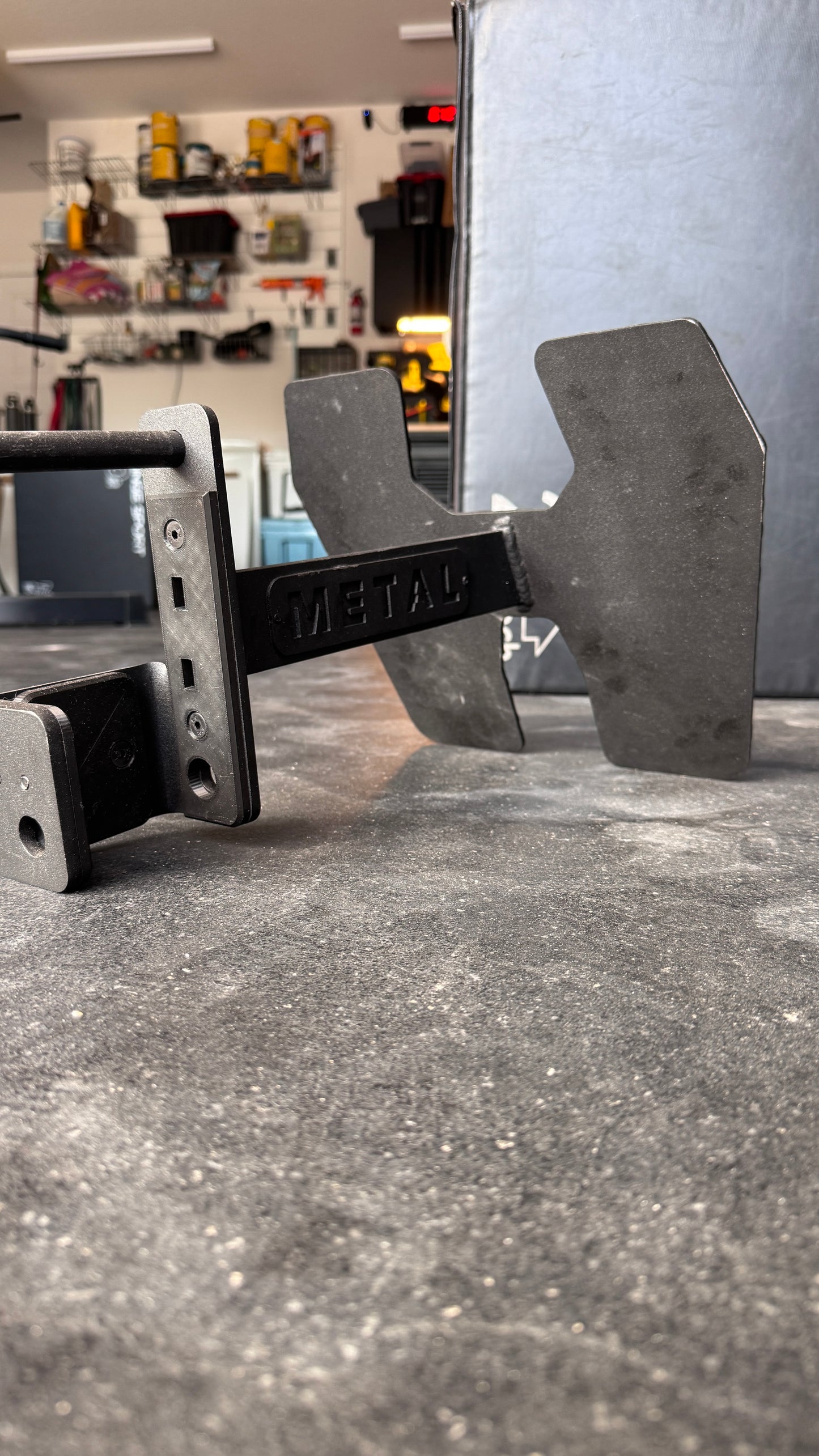 Power Rack Low Row Footplate - 2"x3" - 5/8" holes