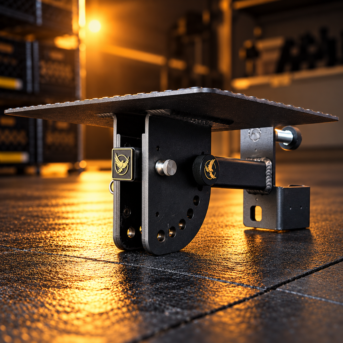 Articulating Power Rack Low Row Footplate