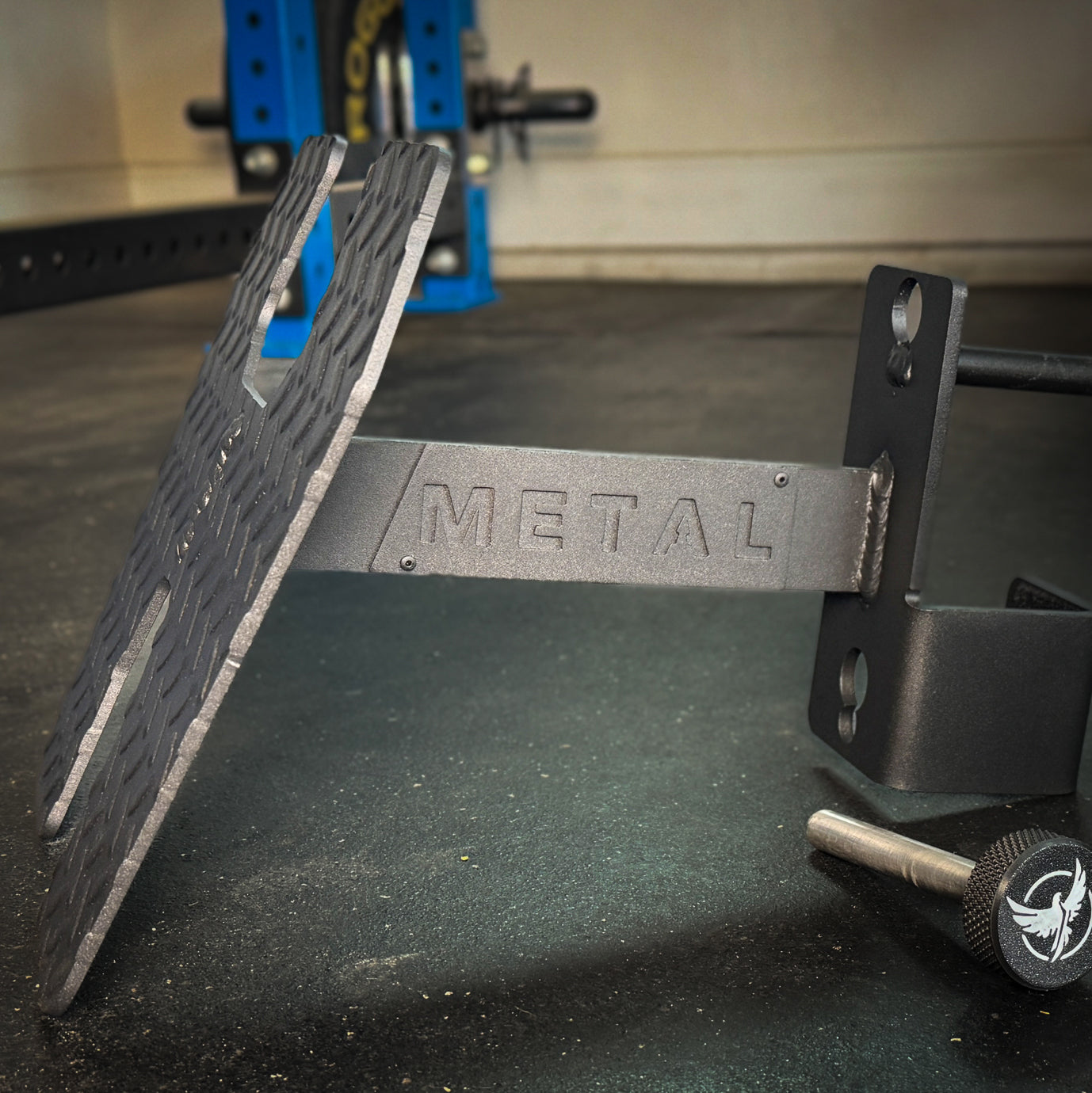 Power Rack Low Row Footplate – Caracara Metal